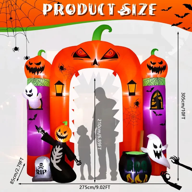 Giant Inflatable Halloween Pumpkin Decor