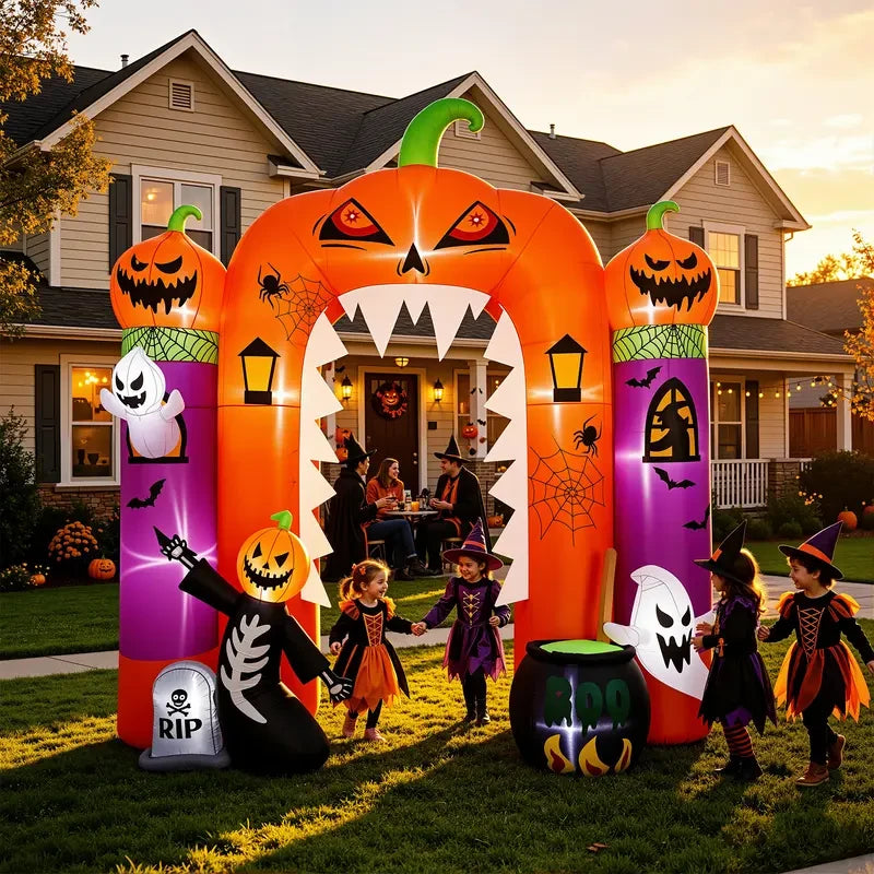 Giant Inflatable Halloween Pumpkin Decor