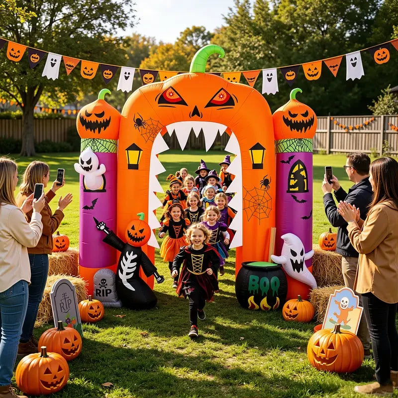 Giant Inflatable Halloween Pumpkin Decor