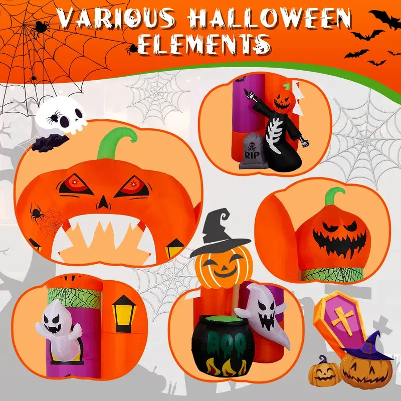 Giant Inflatable Halloween Pumpkin Decor
