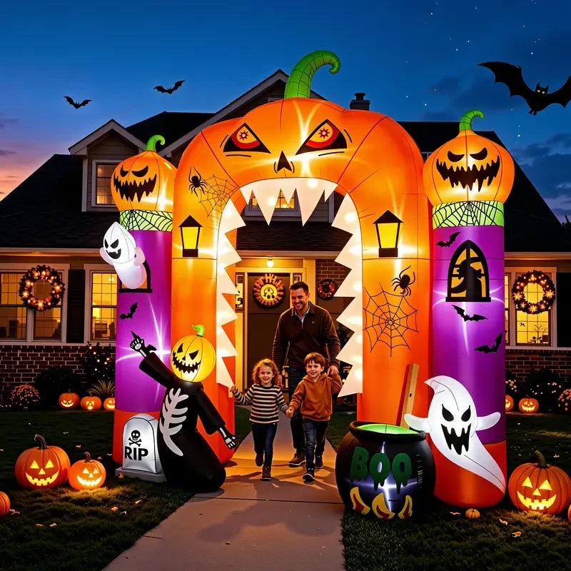 Giant Inflatable Halloween Pumpkin Decor