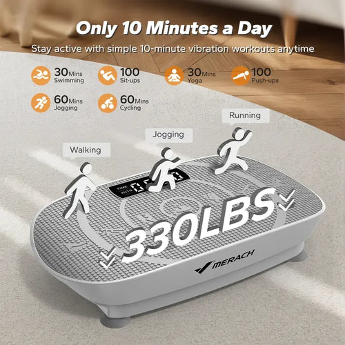 Compact Fitness Vibration Plate