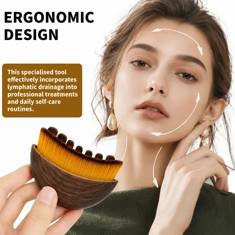 Facial Lymphatic Contour Dry Brushing Massager