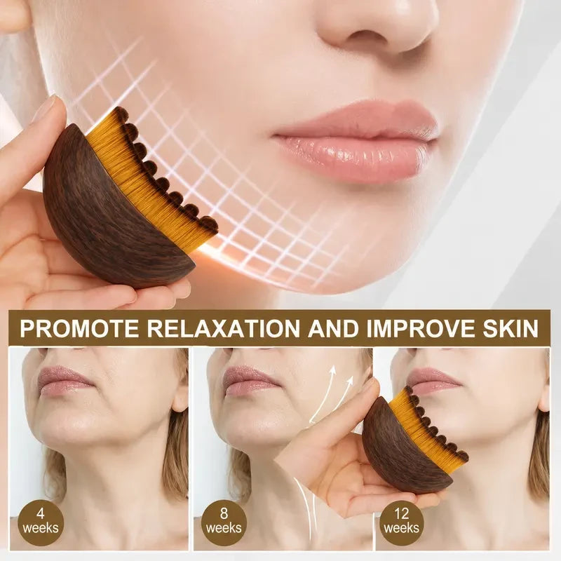 Facial Lymphatic Contour Dry Brushing Massager