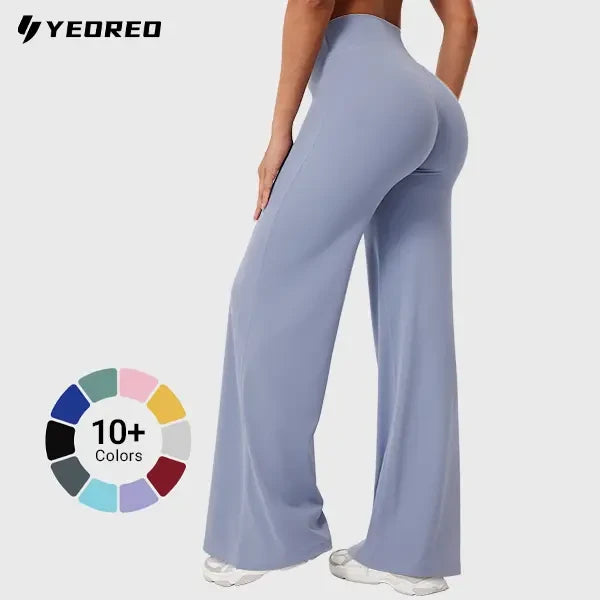 YEOREO High-Waisted Straight-Leg Yoga Leggings