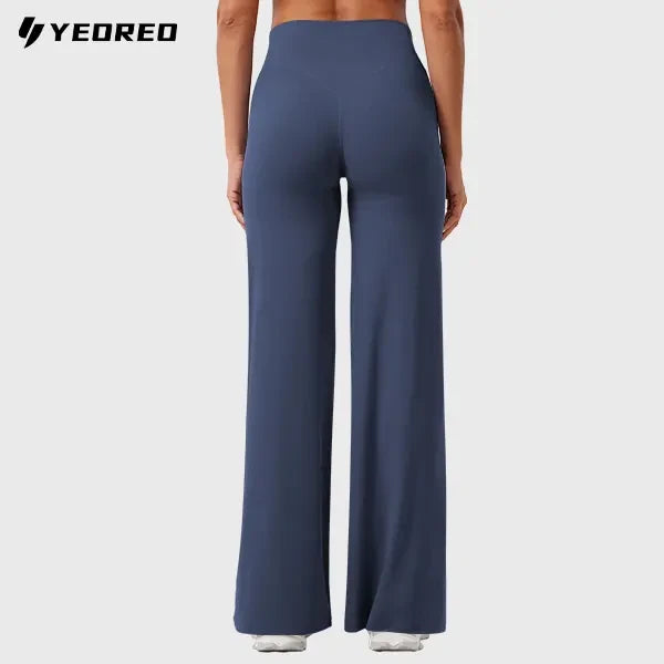 YEOREO High-Waisted Straight-Leg Yoga Leggings