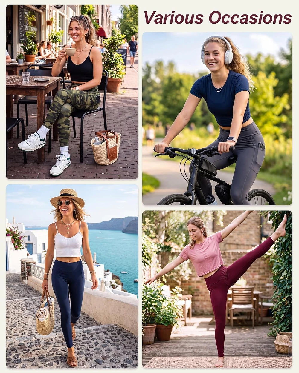 TNNZEET High Waisted Yoga Leggings
