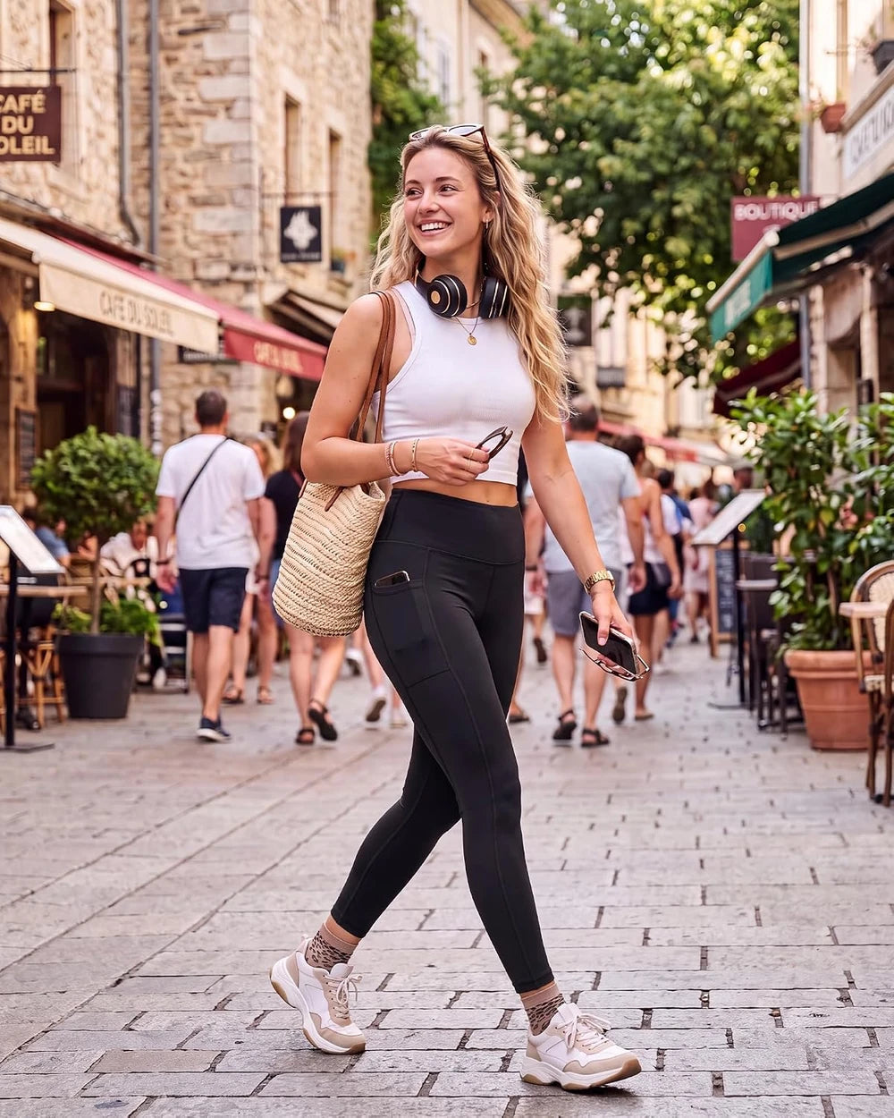 TNNZEET High Waisted Yoga Leggings